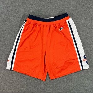 Vintage Nike Syracuse Orangemen Basketball Mesh Shorts L Heavyweight Script Team